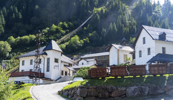 Provincial mining museum, former ore processing plant, historic ore mine, Ridnauntal, South Tyrol,