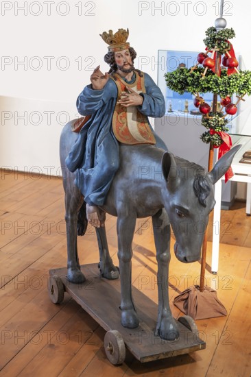 Baroque palm donkey, around 1700, Museum im Kornhaus, Hauptstr. 40, Bad forest lake,