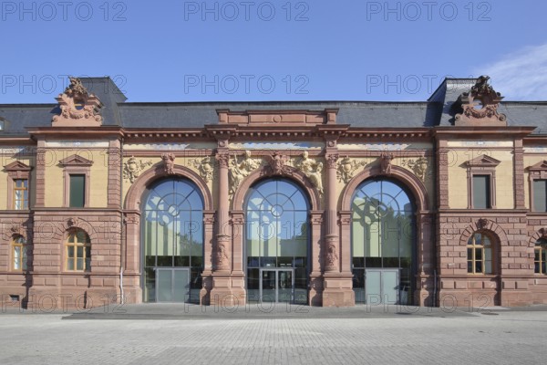 Portal of the Old Post Office built in 1893, Neo-Renaissance, entrance with decorations, Old Post