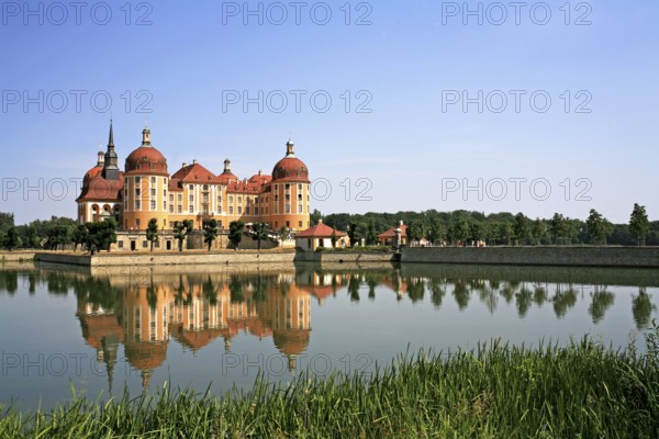 Moritzburg Castle, picturesque, baroque castle, Saxony, Germany