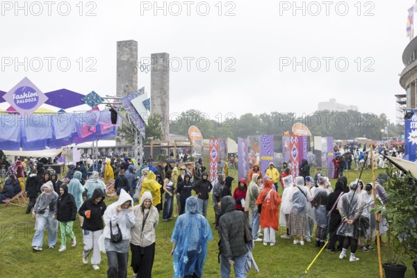 Fashionpalooza at the Lollapalooza Festival in the Olympiastadion and on the Maifeld, Berlin, 12.07