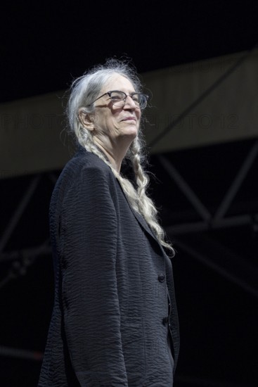 Patti Smith, singer, songwriter, USA, Patti Smith Quartet, open air at the Citadel Music Festival,