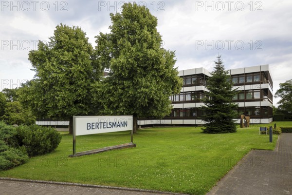 Gütersloh, North Rhine-Westphalia, Germany - BERTELSMANN, Head Office of Bertelsmann SE & Co. KGaA.