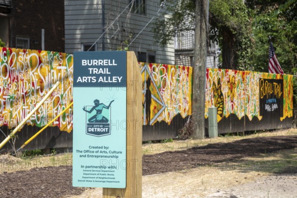 Detroit, Michigan - The city of Detroit is opening nine 'Arts Alleys' in neighborhoods around the