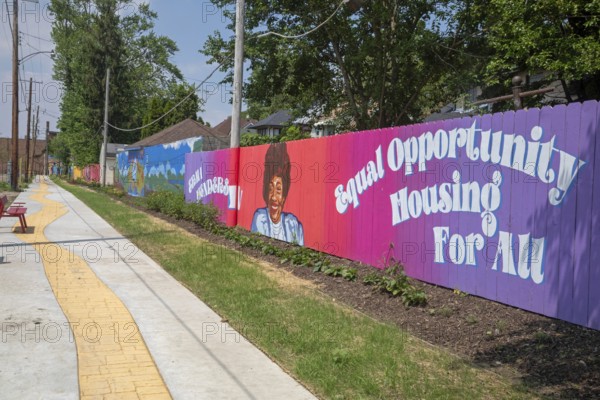 Detroit, Michigan - The city of Detroit is opening nine 'Arts Alleys' in neighborhoods around the