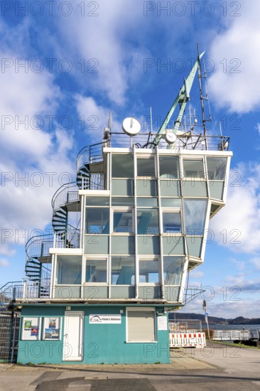 The regatta tower at Lake Baldeney in Essen, as part of the European Capital of Culture Year, RUHR