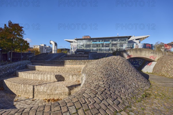 Wunderino Arena multi-purpose hall or former Baltic Sea Hall, well complex, building material