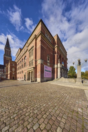 Opera house, architect Christian Heinrich Seeling, art nouveau style, brick building, brick