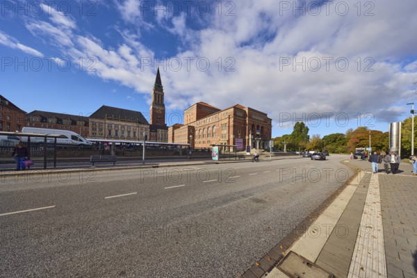 Opera house, architect Christian Heinrich Seeling, art nouveau style, brick building, brick