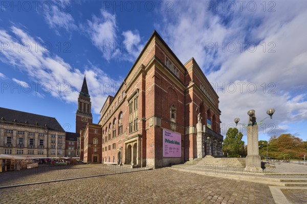 Opera house, architect Christian Heinrich Seeling, art nouveau style, brick building, brick