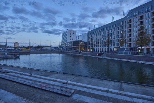 Boat harbor, water area, general architecture, commercial building, modern architecture, hotel,
