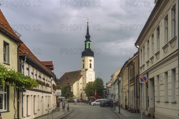 The parish church of St. Nikolai in Lübbenau/Spreewald, Brandenburg, Germany