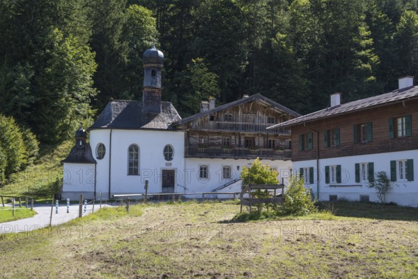 Kapelle Zum Heiligen Kreuz, Altes Bad, Wildbad Kreuth, Tegernseer Tal, Upper Bavaria, Bavaria,