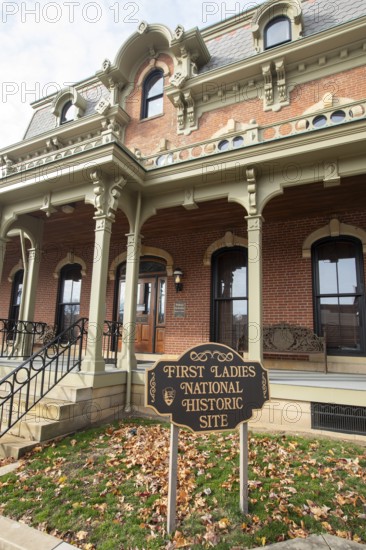 Canton, Ohio - The Ida Saxton McKinley House at the First Ladies National Historic Site. First Lady