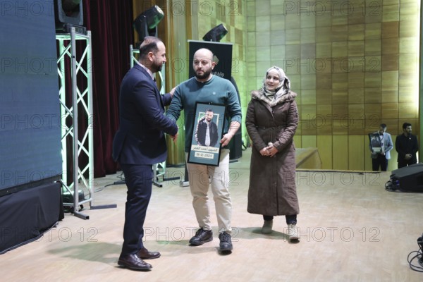 DAMASCUS, SYRIA - DECEMBER 6, 2025: Ministers and high-ranking officials of the newly formed Syrian