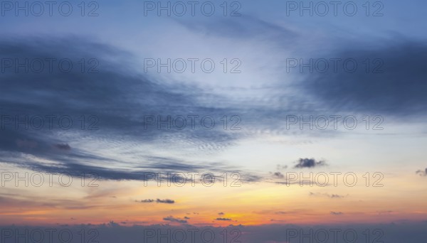Beautiful dramatic scenic after sunset sky background after sunset