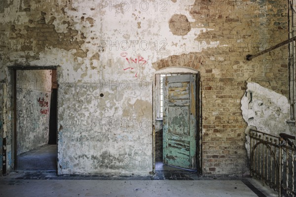 Lost Place, interior of the Beelitz health resorts, Brandenburg