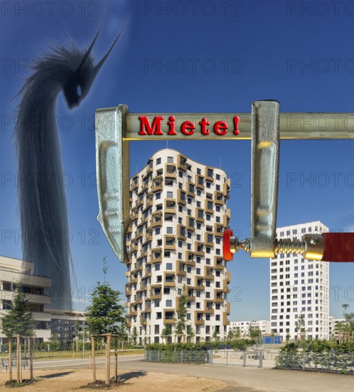 Symbolic image, spectre rent increase, rent rises, housing shortage, housing shortage, housing