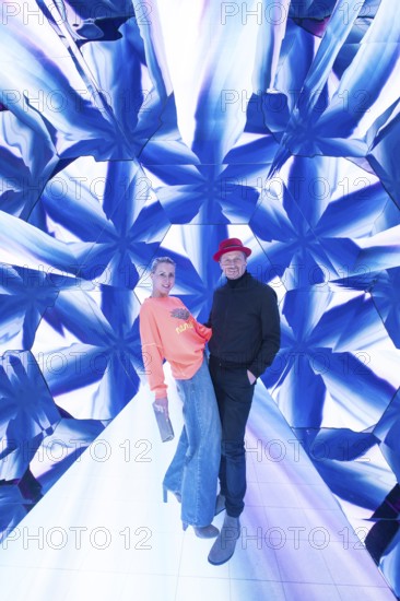 Franziska Hippe and Roman Knižka at the opening of Bubble Planet - The Adventure Museum for All