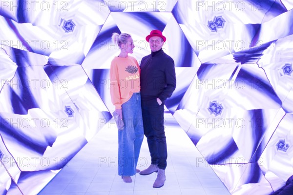 Franziska Hippe and Roman Knižka at the opening of Bubble Planet - The Adventure Museum for All