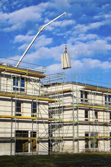 Castrop-Rauxel, North Rhine-Westphalia, Germany - residential construction in the Ruhr area. New