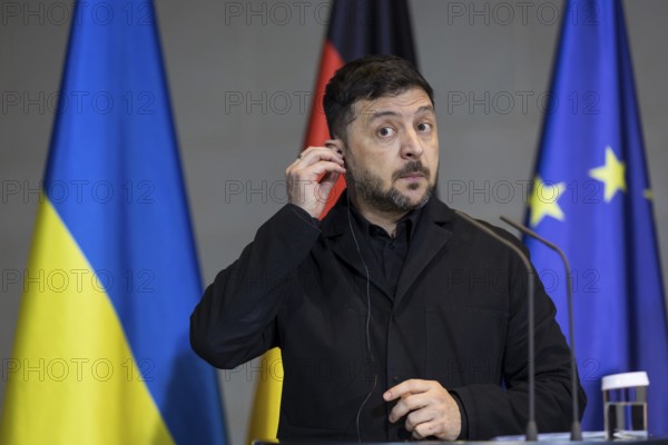 Volodymyr Zelensky (President of Ukraine) and Friedrich Merz (Chancellor of the Federal Republic of