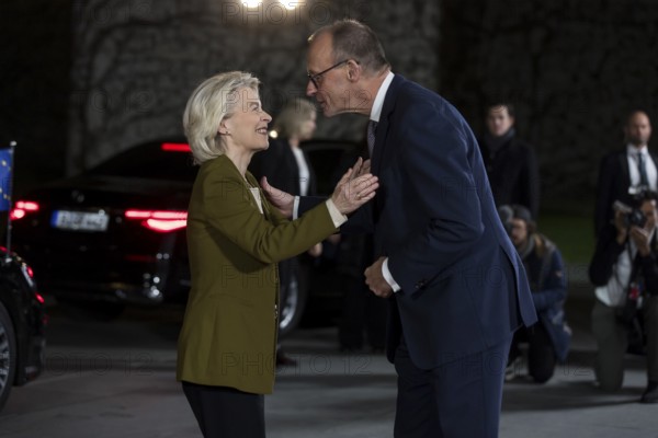 Ursula von der Leyen (President of the European Commission) and Friedrich Merz (Chancellor of the