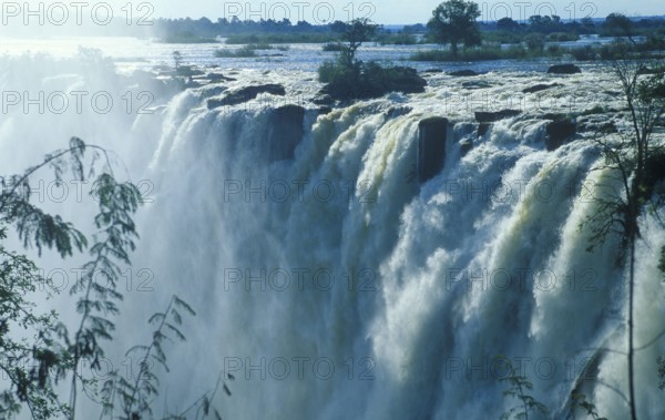 Victoria Falls, Zambezi, Zambia, Africa, June 2000, vintage, retro, old, historic