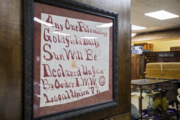 Tonopah, Nevada - The Central Nevada Museum. Museum exhibits explore the mining and ranching