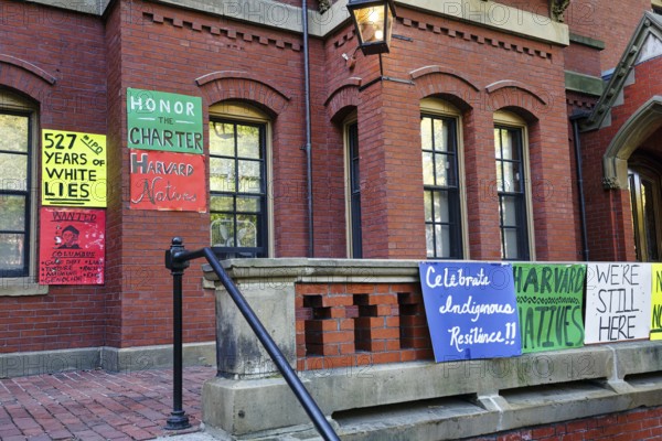 Posters, protest action, Indigenous Peoples' Day in October, history and culture, indigenous