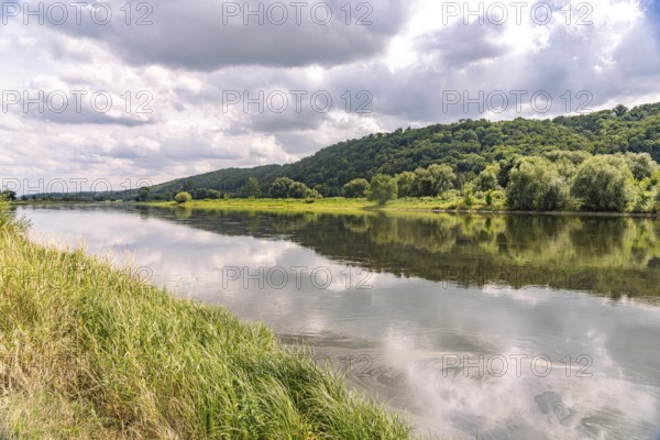 The Elbe near Meissen, Saxony, Germany
