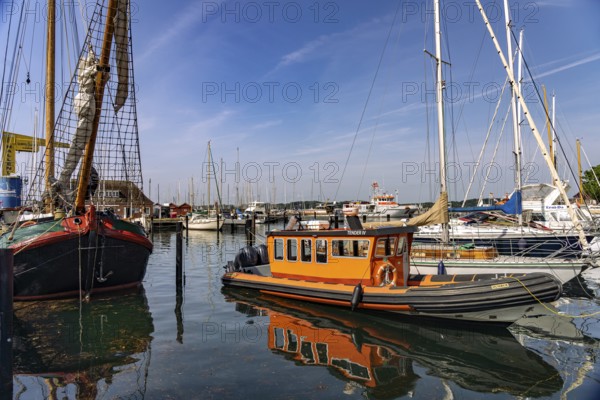 The port of Laboe, Schleswig-Holstein, Germany