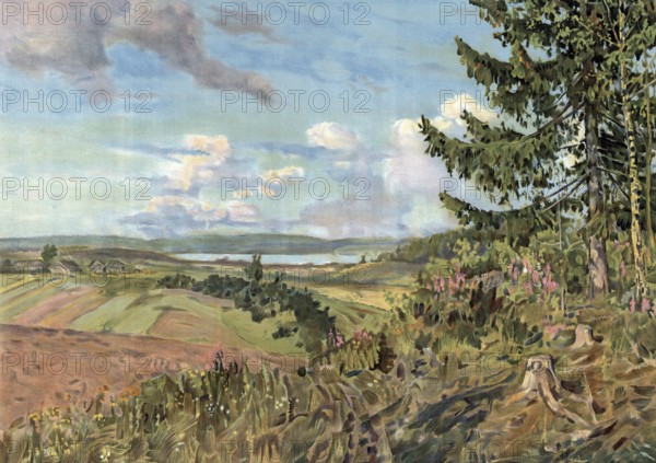 Valdai Hills, Waldai Heights is a plateau up to 347 m high in the European part of Russia,