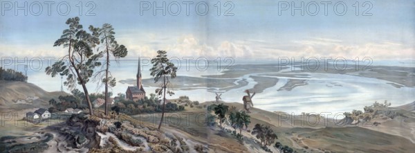 The Szczecin Lagoon, also known as Oderhaff and Pomeranian Lagoon, an inner coastal body of water