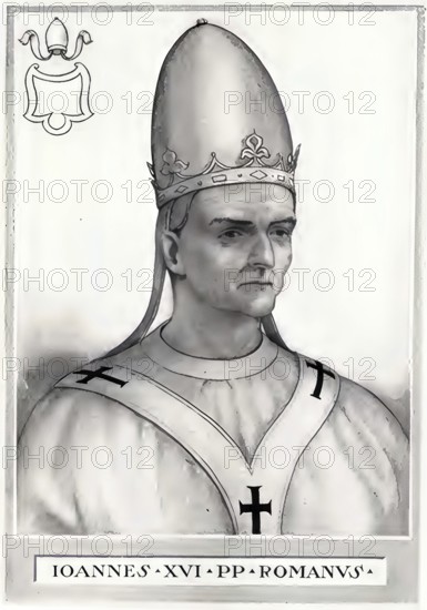 John XVI (born in Rossano, died 26 August 1001 in Rome), with the secular name John Philagathos