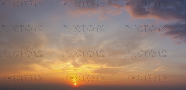 Beautiful dramatic scenic sunset sky background