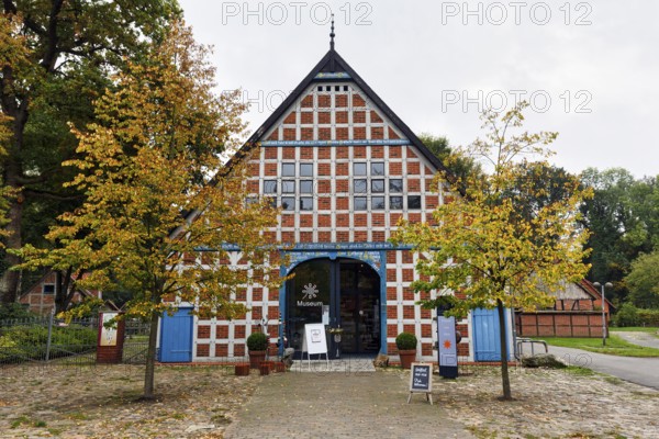 Hallenhaus, Rundling Museum, open-air museum in Rundlingsdorf Lübeln, Rundling settlement,