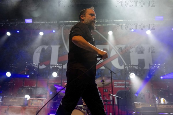 Neil Fallon, singer of Clutch, live on UK & European Tour 2025 at Huxley's New World in Berlin on