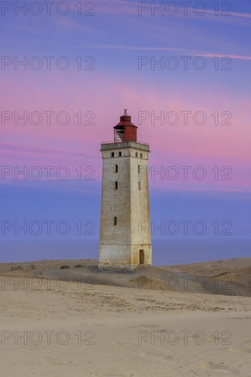 Rubjerg Knude Fyr / Rubjerg Knude lighthouse in the sand dunes on the top of Lønstrup Klint at