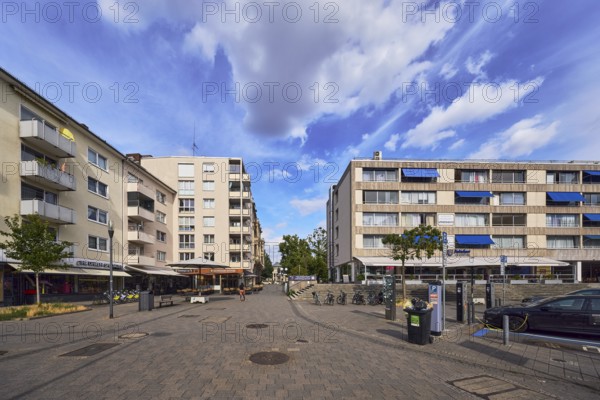 Residential and commercial buildings, houses, general architecture, balcony, windows, awnings,
