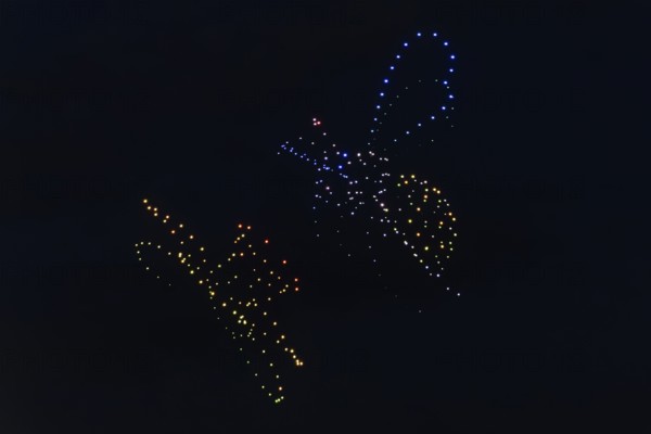 D, drone show