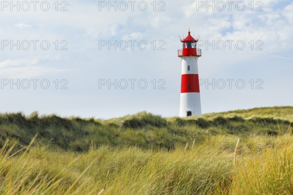 Lighthouse List-Ost am Ellenbogen on the island of Sylt, Germany