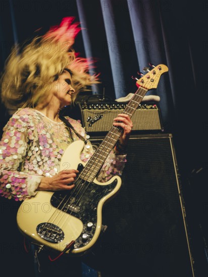 Charlotte Cooper, singer and bass player from The Subways live on For Eternity Tour 2025 at Hole44