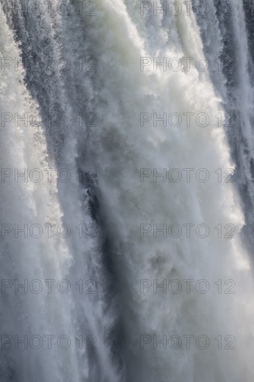 Water plunges into the depths, Victoria Falls, Zimbabwe