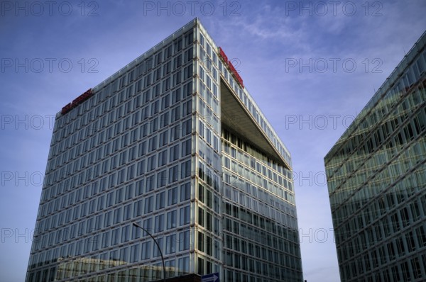 Verlagshaus Der Spiegel, logo, Spiegelgebäude, Hafencity, Free and Hanseatic City of Hamburg,