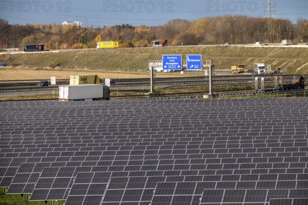86.5 MW peak open-air photovoltaic systems, from RWE, with over 141, 000 solar modules, on a side
