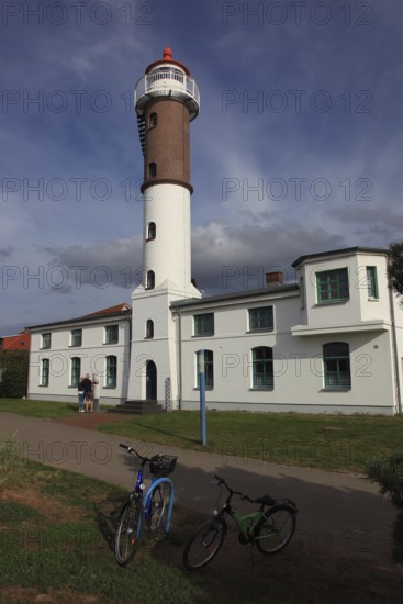 Timmendorf lighthouse on the island of Poel on the Baltic Sea, Northwest Mecklenburg district,
