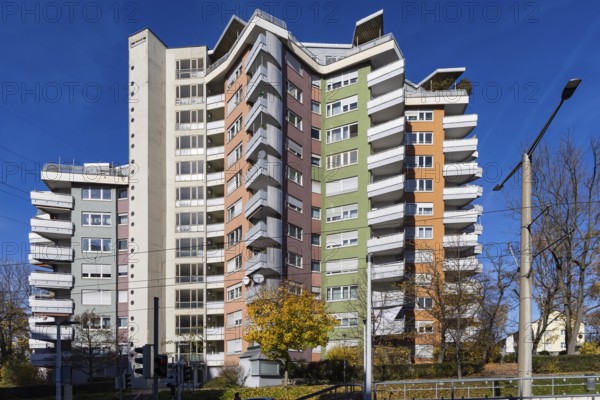 Julia skyscraper designed by architects Hans Scharoun and Wilhelm Frank. The building is part of