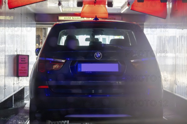Car in the car wash