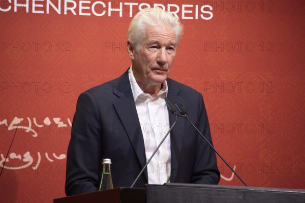 Richard Gere (International Chairman of the International Campaign for Tibet), at the presentation